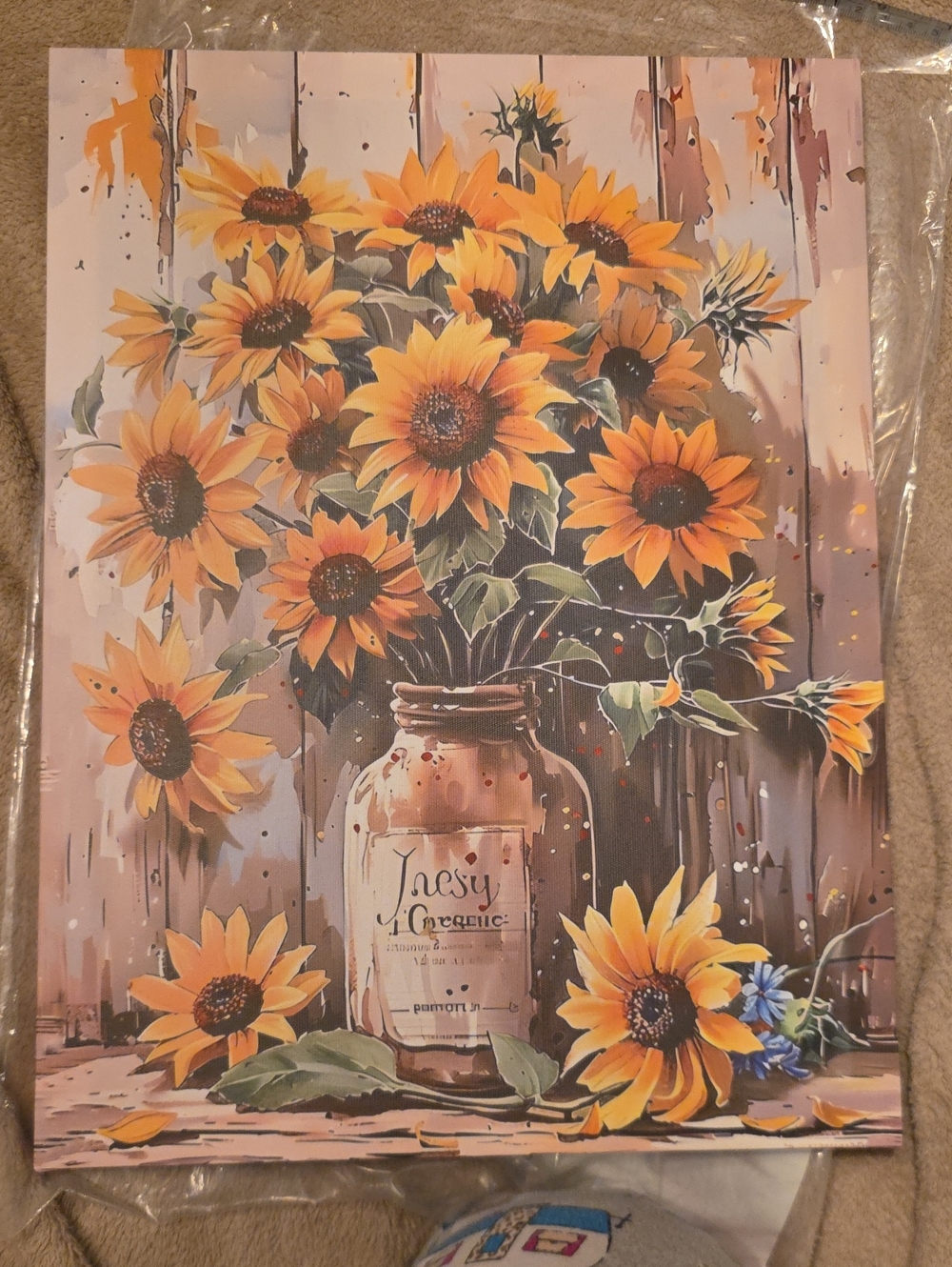 Sunflower Bouquet Wall Art – Yellow Floral Canvas